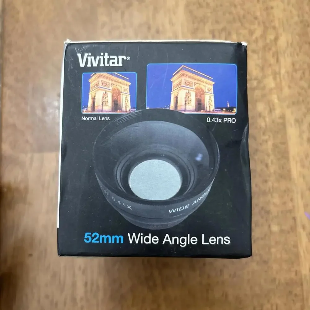 Vivitar .43X 52mm Pro Telephoto Lens For 58mm Lens HD4 Optics NOS